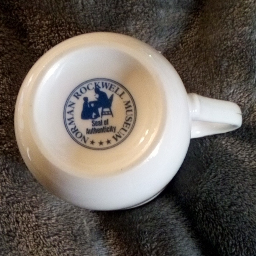 1982 NORMON ROCKWELL MUSEUM MUG - Picture 4 of 6